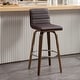 preview thumbnail 67 of 198, 26"/29" Faux Leather Swivel Bar/Counter Stools, Set of 2/3 Single - Brown - Bar Height