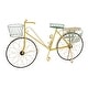 preview thumbnail 27 of 30, Colorful Metal Vintage Whimsical Eclectic Bicycle Plant Stand - 54 x 18 x 32
