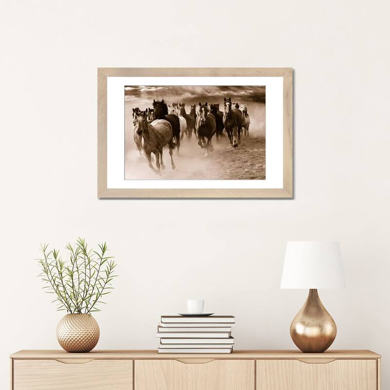 iCanvas "Running Horses" by Monte Nagler