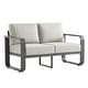 preview thumbnail 75 of 122, Spruce & Spring Outdoor Patio Furniture Set Aluminum Sofa Accent Chair