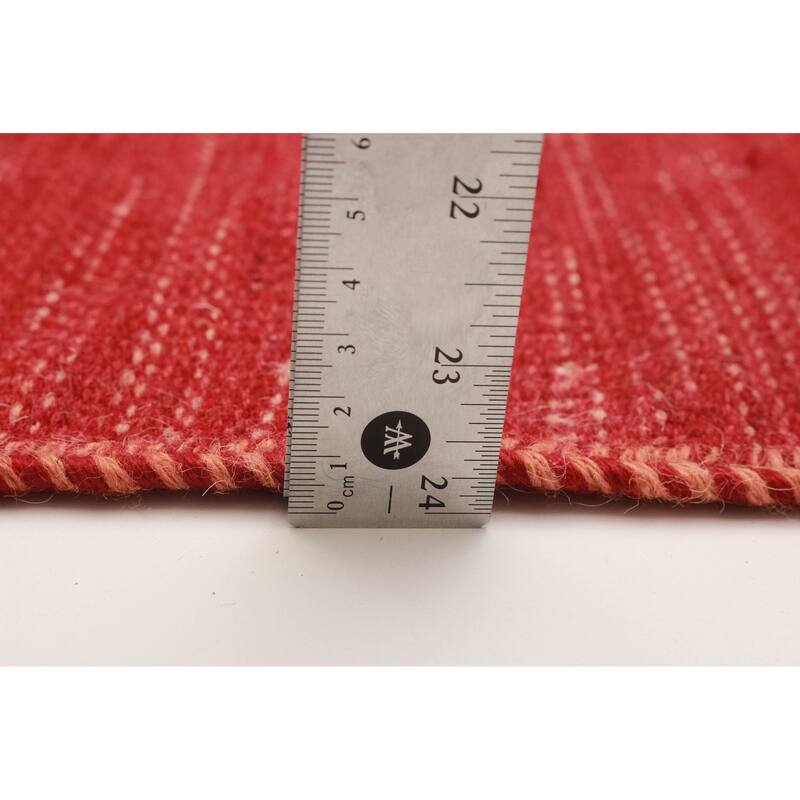 Ankara FW Red Kilim 5'10" x 6'2" - 5'10 x 6'2