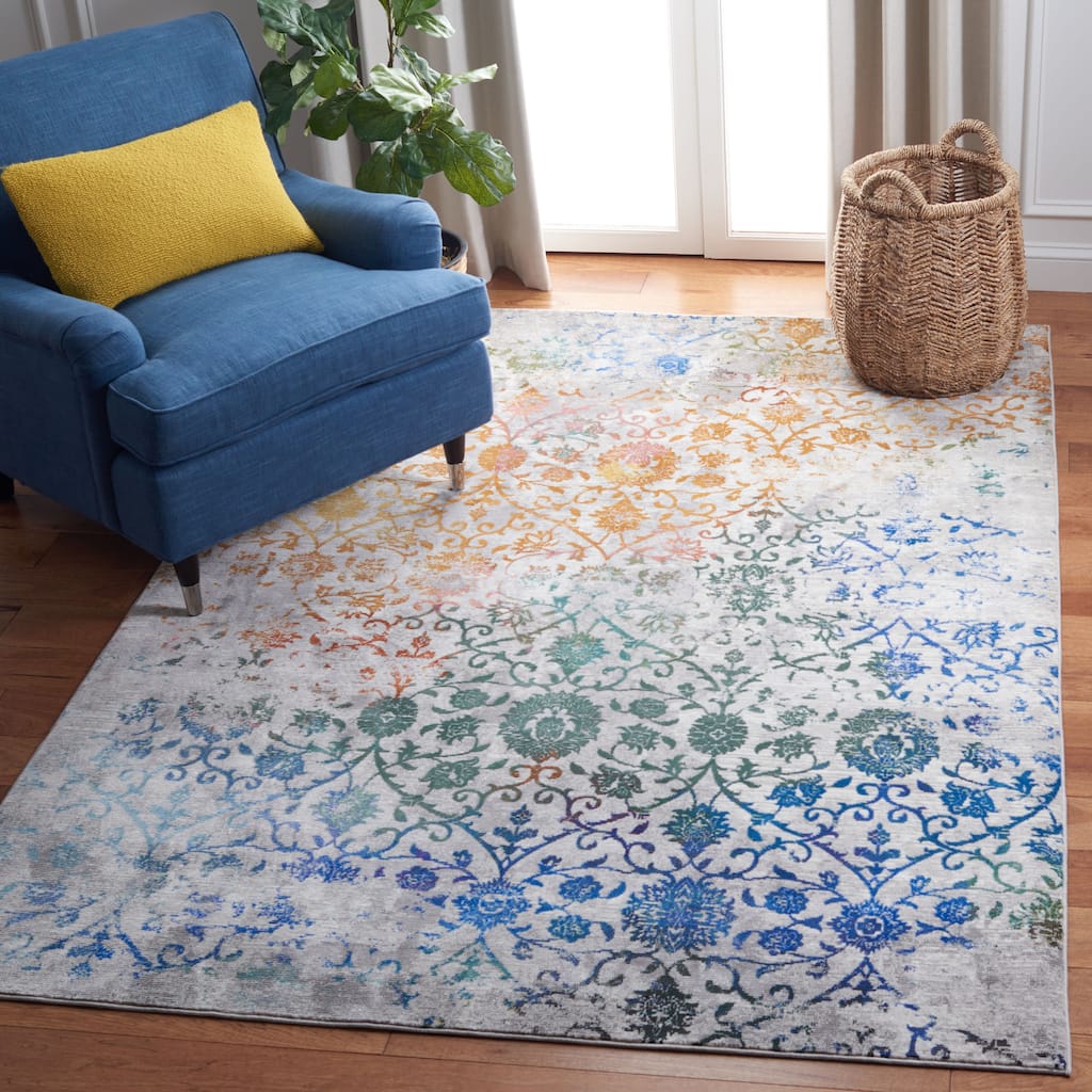 SAFAVIEH Aria Hatice Boho Floral Damask Rug