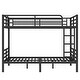 preview thumbnail 11 of 10, Safety Design Bunk Bed, Space-Saving/Noise Reduced, Full XL