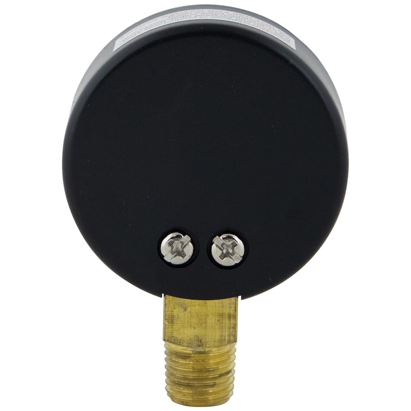 2.75-Inch Black 60 PSI HydroTools Bottom Mount Pressure Gauge Swimming Pool Filter and Pump Accessory