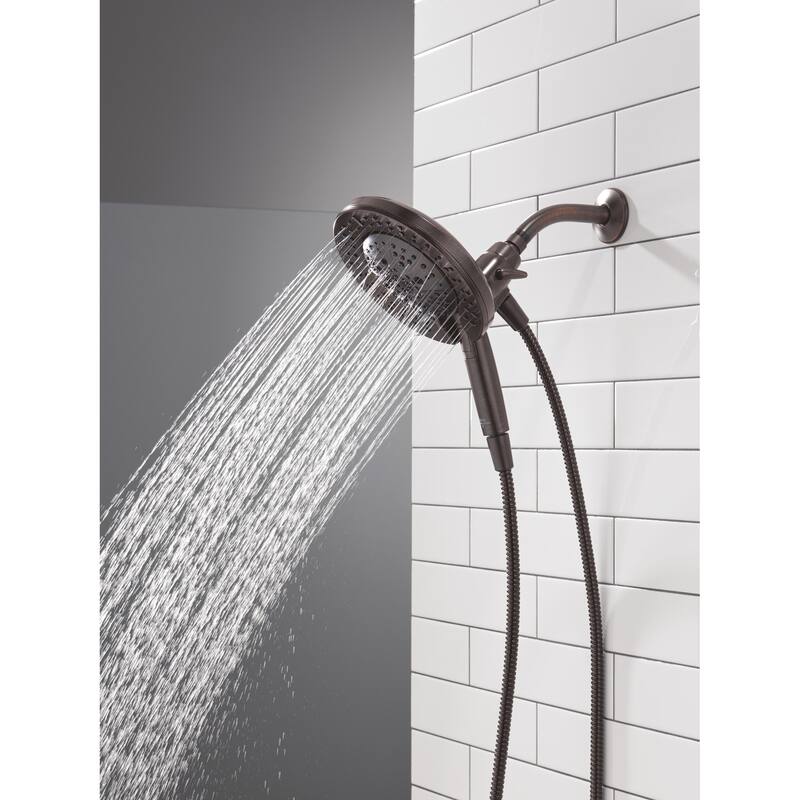 Delta 58651-25 In2ition 2.5 GPM Multi Function 2-in-1 Shower Head and - Lumicoat Champagne Bronze