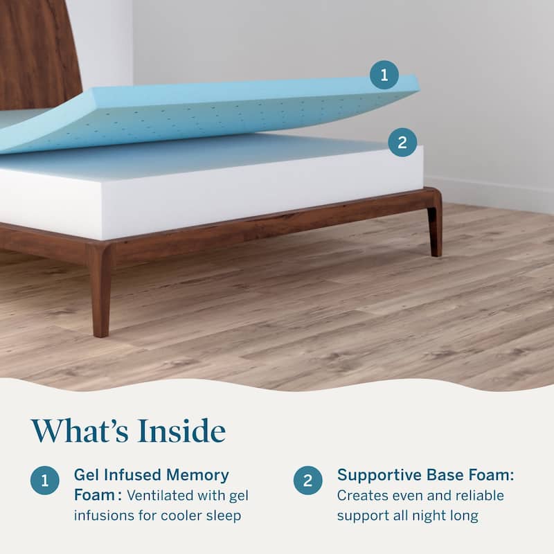 Lucid Firm 10-inch Gel Memory Foam Mattress