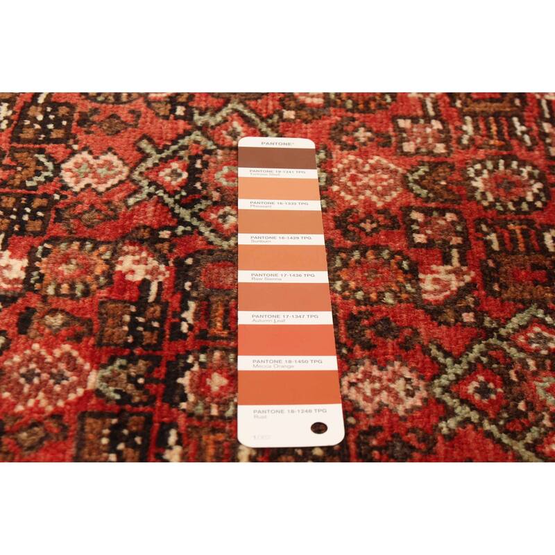 ECARPETGALLERY Hand-knotted Andelz Copper Wool Rug - 3'5 x 9'11