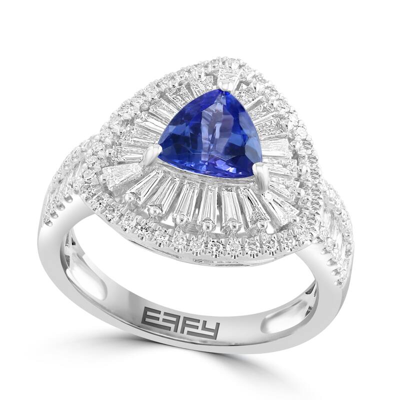 EFFY 14K Gold Diamond Tanzanite Ring
