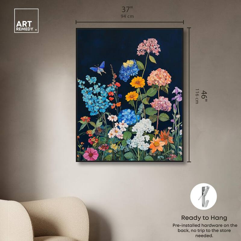 Twilight Blossoms II Canvas by Art Remedy