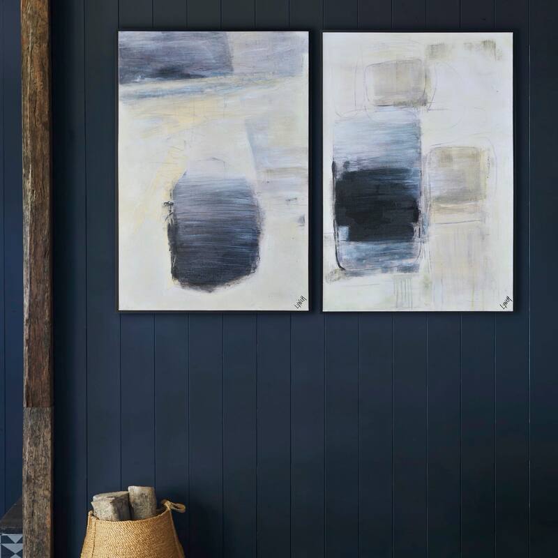 Renwil Leclaire 24" Wide Canvas Art, Charcoal