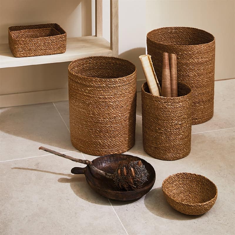 Baskets Dorno, Set Of 2 - Natural