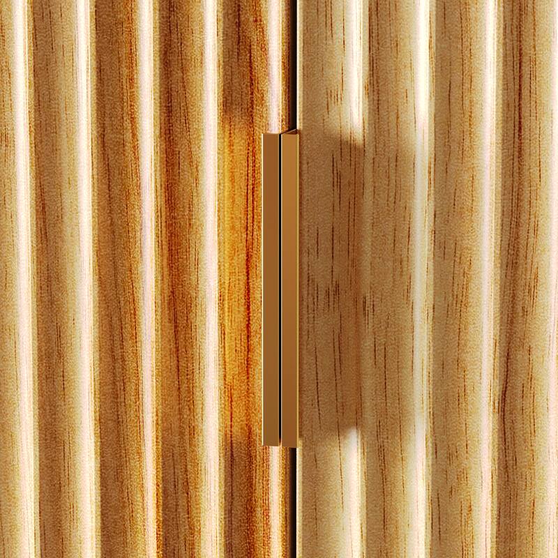 Pantry Cabinet with Double Doors Tall Storage Cupboard with Adjustable Shelves