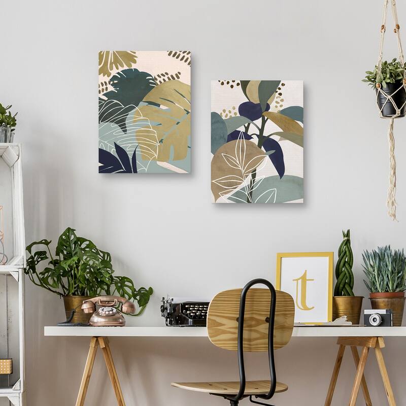 Island Dreams I, Island Dreams II by Studio Arts Canvas Art Prints