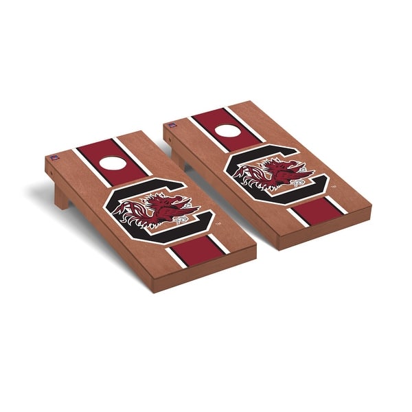 slide 2 of 5, South Carolina Gamecocks Rosewood Cornhole Board Set
