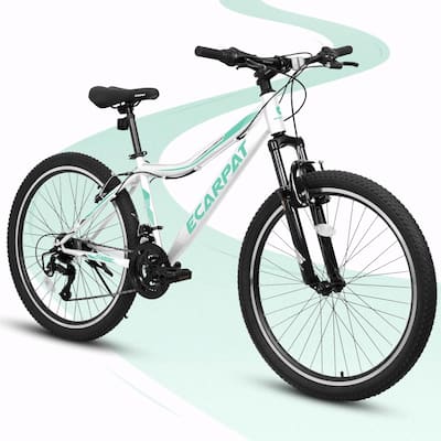 24-Inch Mountain Bike for Teens - 21-Speed, Front Suspension, V-Brakes, Twist Shifter