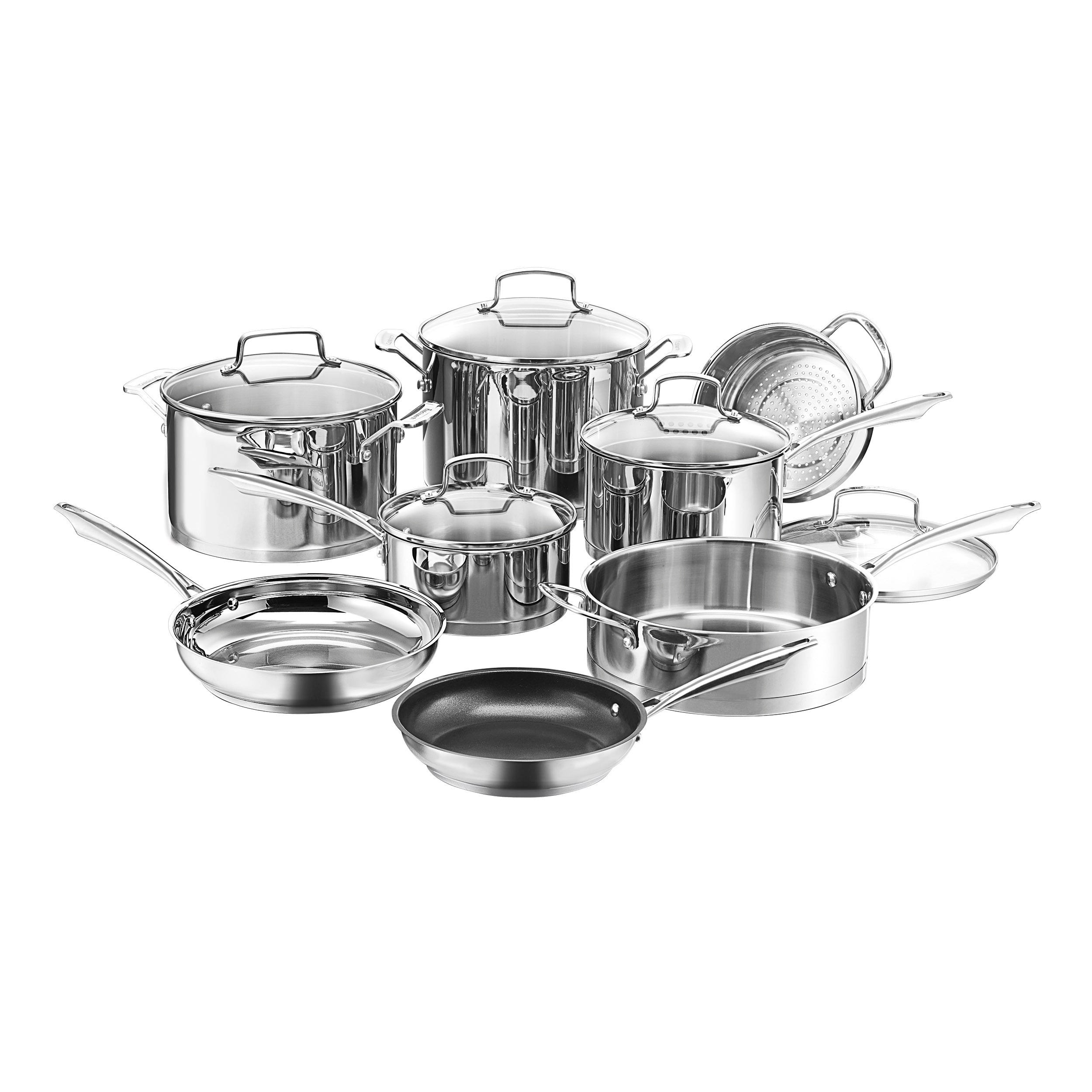 Cuisinart Professional Stainless 11-Piece Cookware Set
