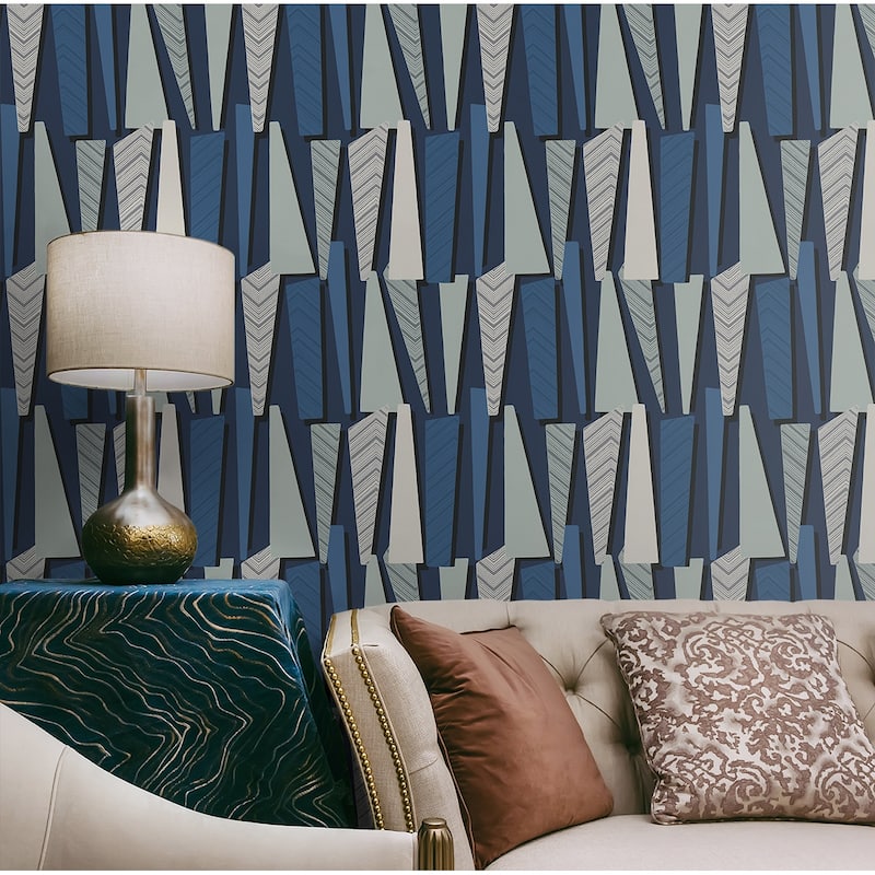 The Simple Life Geometric Shadows Unpasted Wallpaper