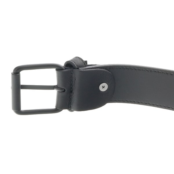 Versace Jeans Black Signature Buckle Fully Adjustable Belt for Mens