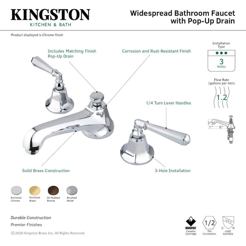Metropolitan 8 in. Widespread Bathroom Faucet