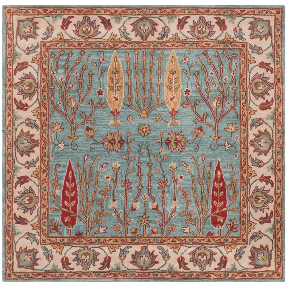 SAFAVIEH Handmade Heritage Sweet Heart Traditional Oriental Wool Rug