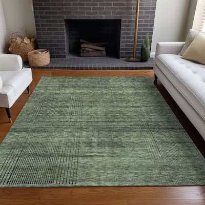 Premium Washable Super Soft Solid Hatches Mayfield Rug