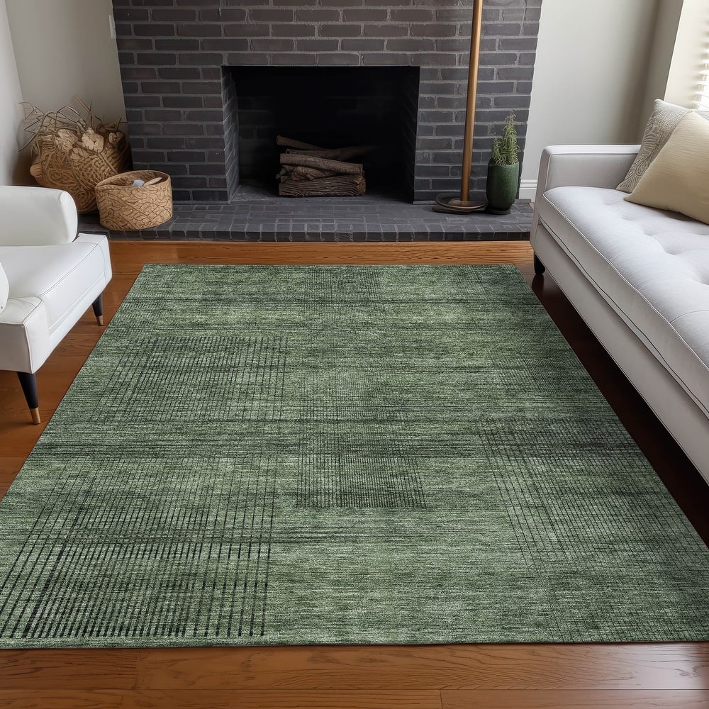 Premium Washable Super Soft Solid Hatches Mayfield Rug