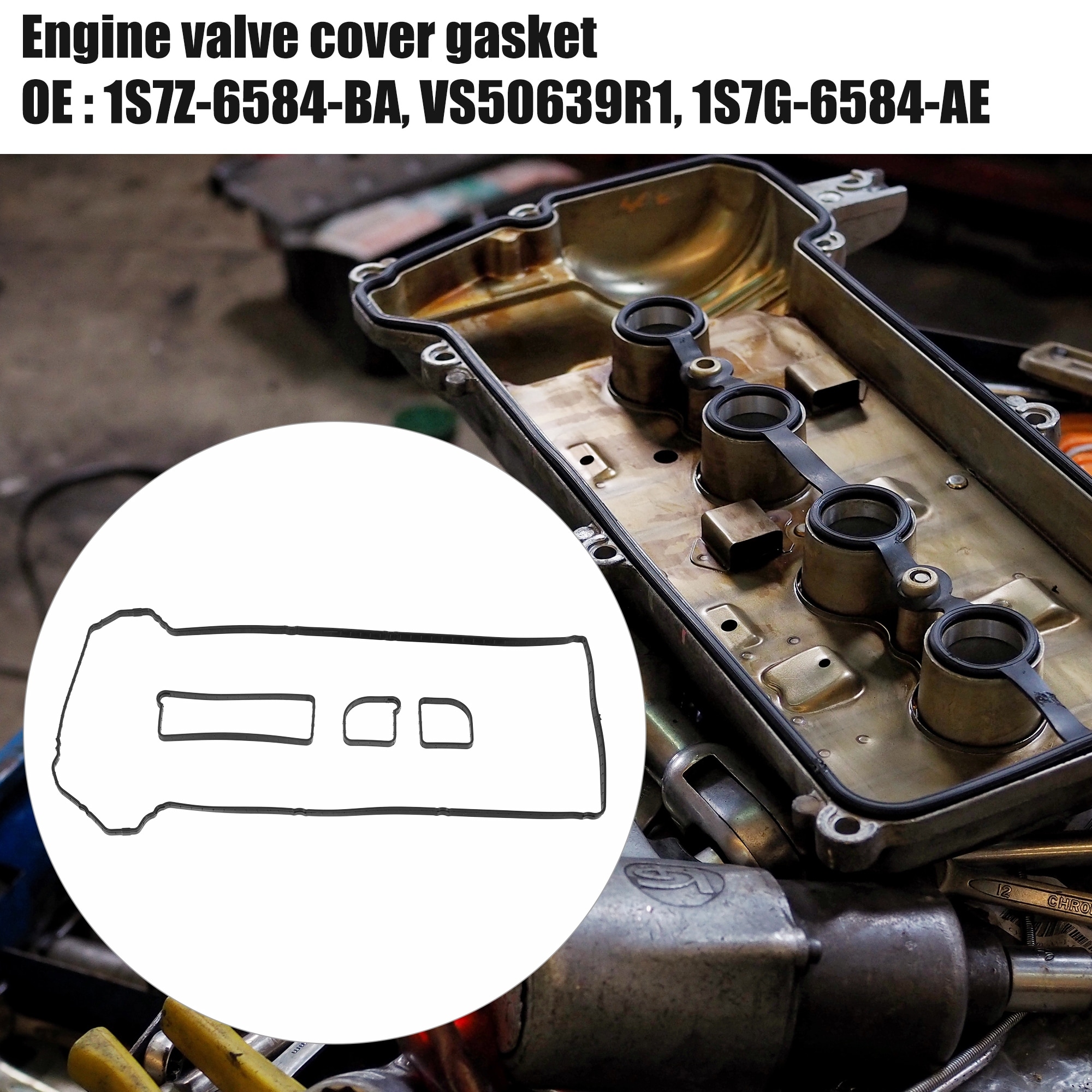 Valve Cover Gasket Set VS50639R1 for 2005-2017 Ford Escape 2.3L 2.5L  Black Bed Bath  Beyond 37534595