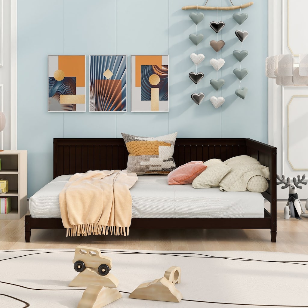 Full Size Wood Daybed/Sofa Bed