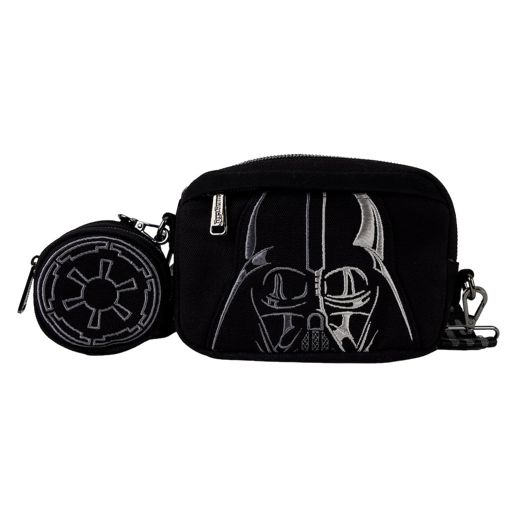 Star Wars Darth Vader Canvas Sling Crossbody Bag with Coin Bag