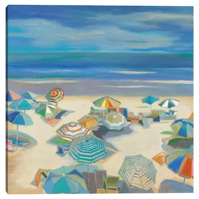 Beach Party by Liz Jardine Canvas Art Print