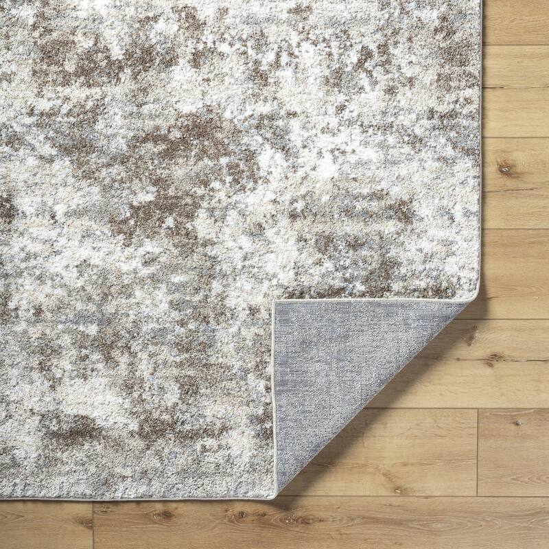 Livabliss Portofino Casual Distressed Abstract Area Rug