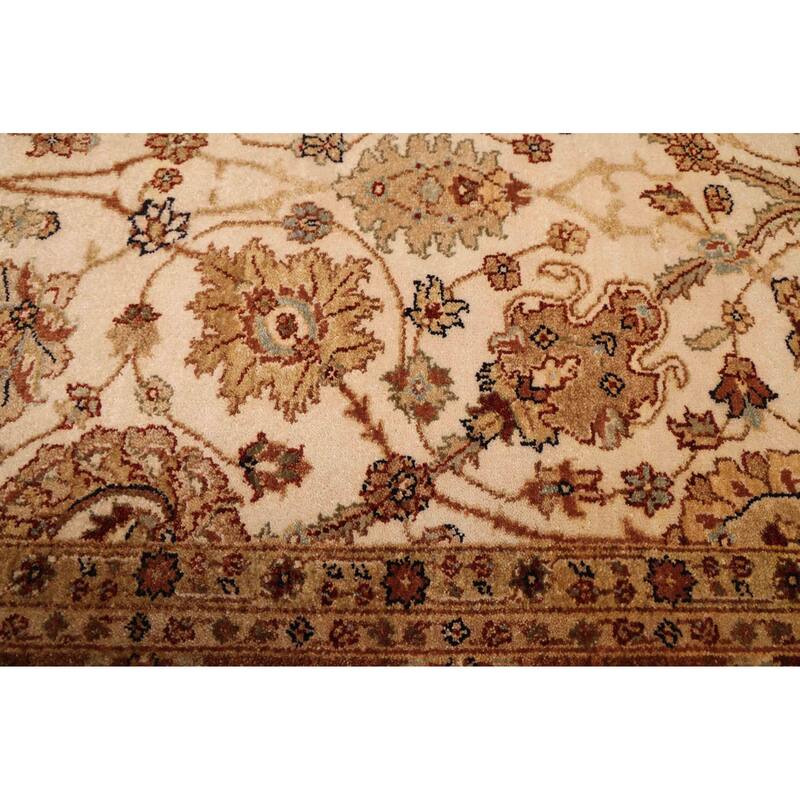 ECARPETGALLERY Hand-knotted Jamshidpour Cream Wool Rug - 6'0 x 8'9