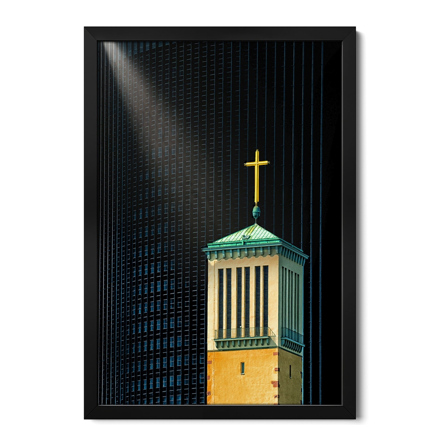 The Light Beam Premium Framed Poster by Anette Ohlendorf
