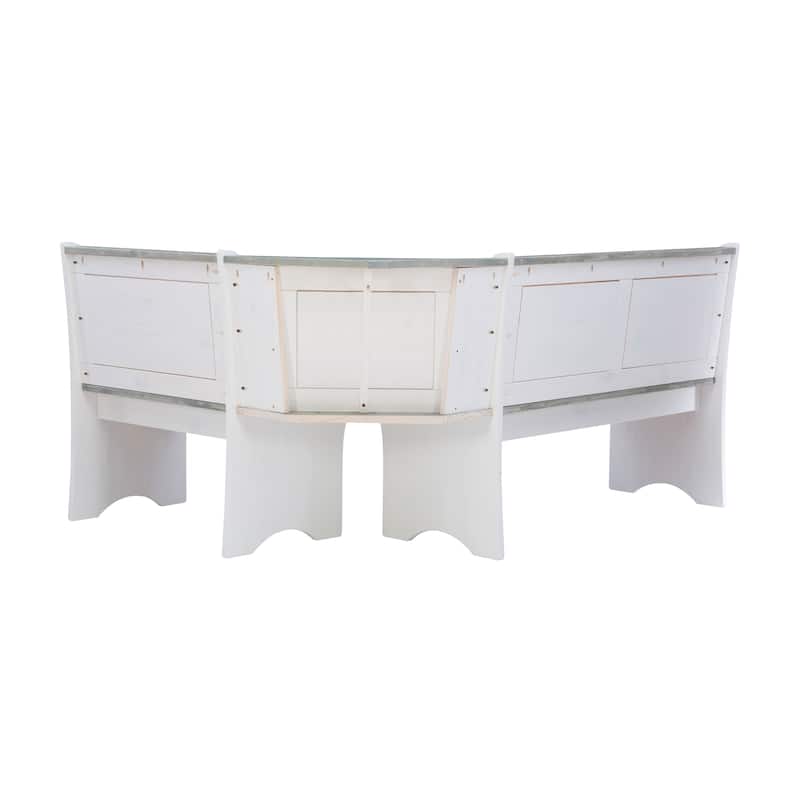 Linon Hillcrest 3-Piece Storage Nook