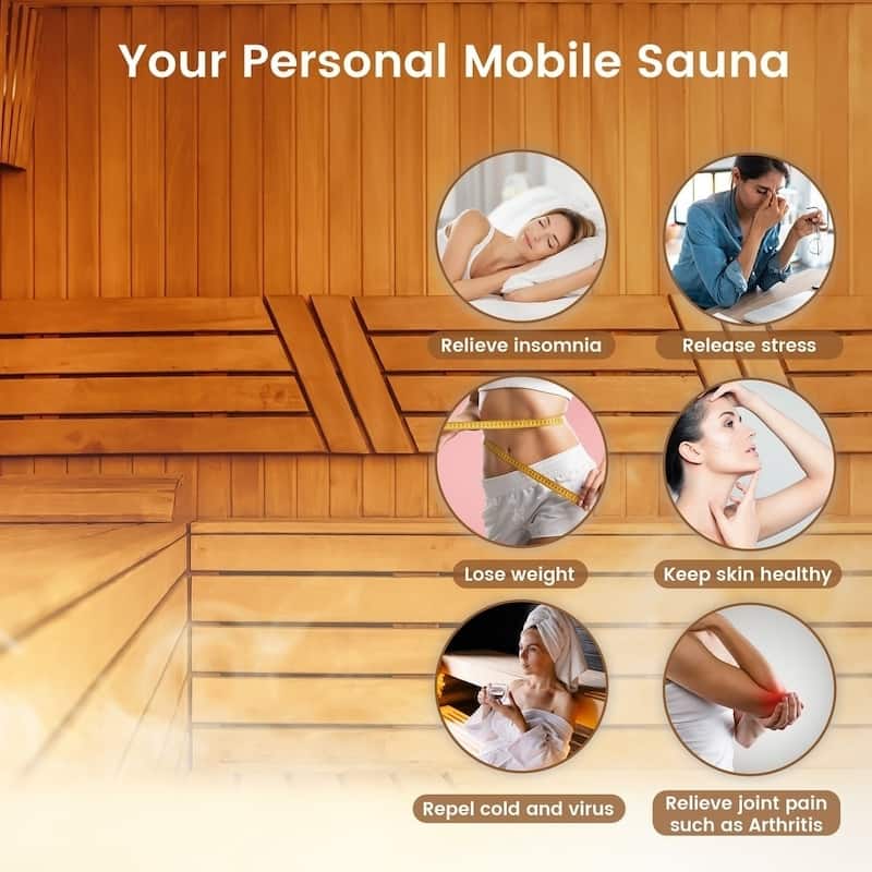 Infrared Sauna up to 4 Person with 15 Minutes Warm-up Heater Tube & Carbon Plate