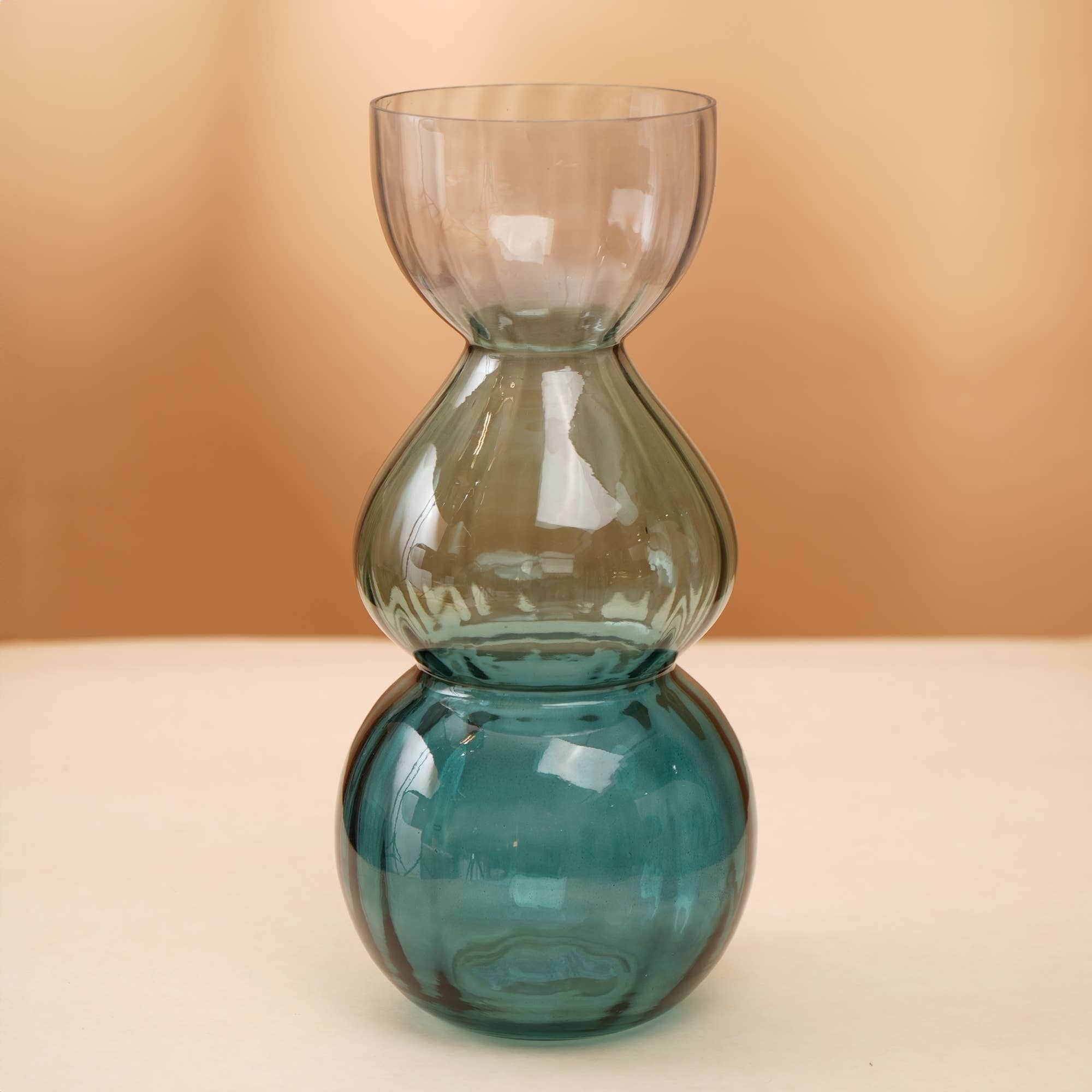 Decorative Opulent Bauble Glass Vase