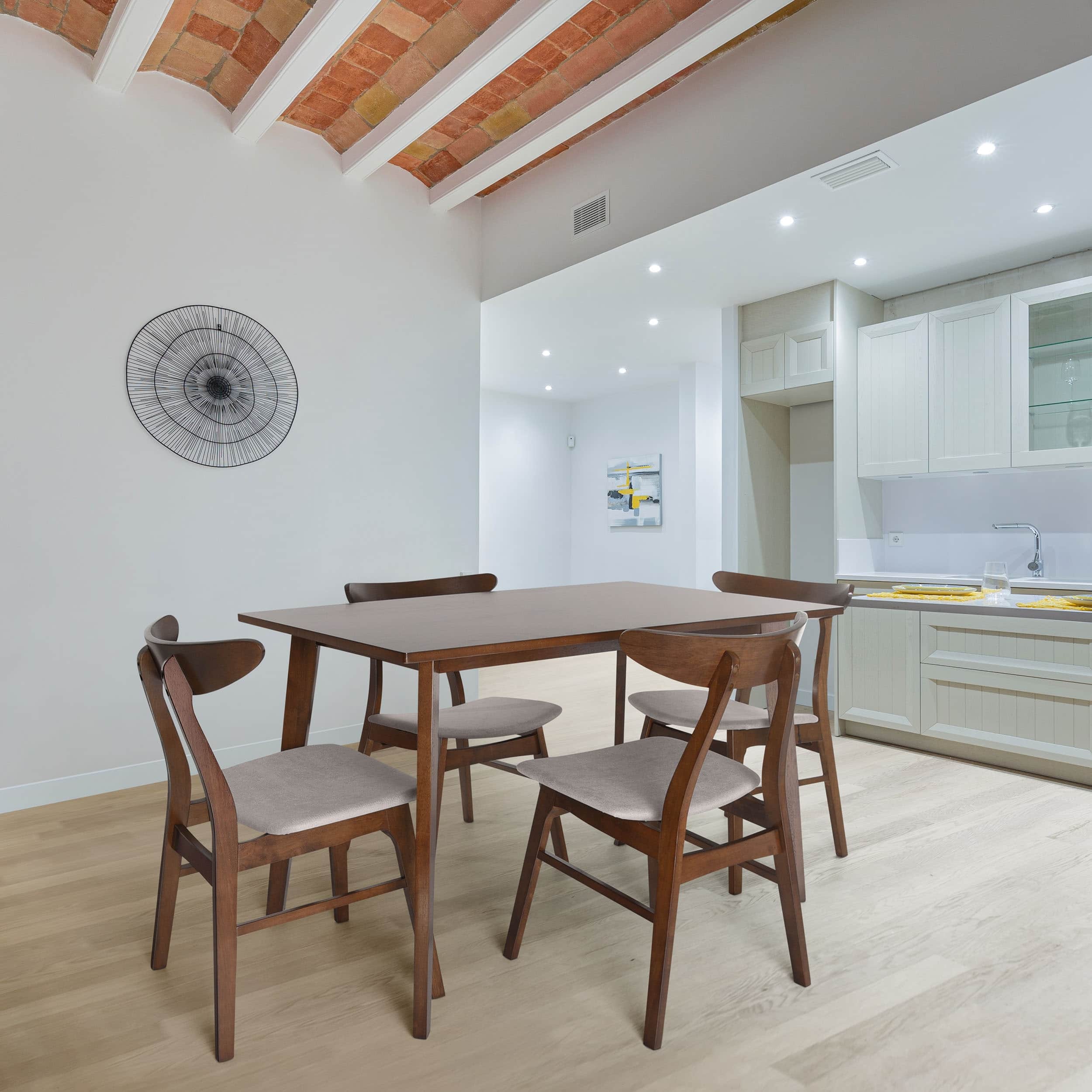 Mid Century Modern Zenvida Table Zenvida Mid Century Piece Dining