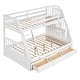 preview thumbnail 8 of 24, Twin over Full Bunk Bed with Drawers, Ladder & Storage Staircase