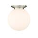 Option Satin Nickel / Matte White
