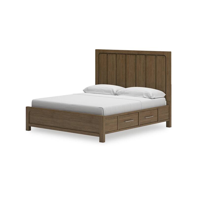 Signature Design by Ashley Cabalynn Brown Panel Bed with Storage
