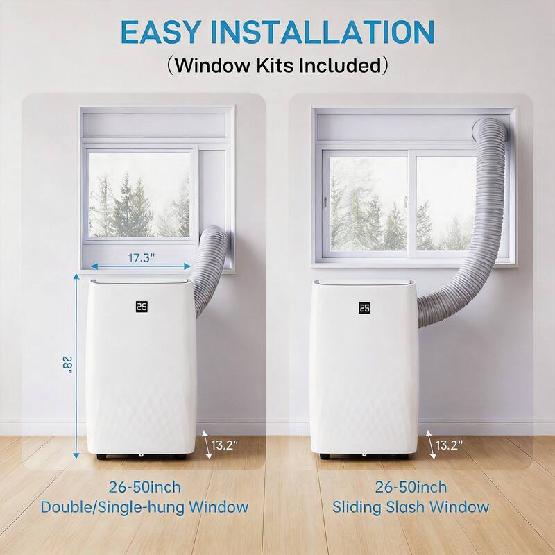 12,000 BTU Portable Air Conditioner, Cools up to 550 sq. ft.
