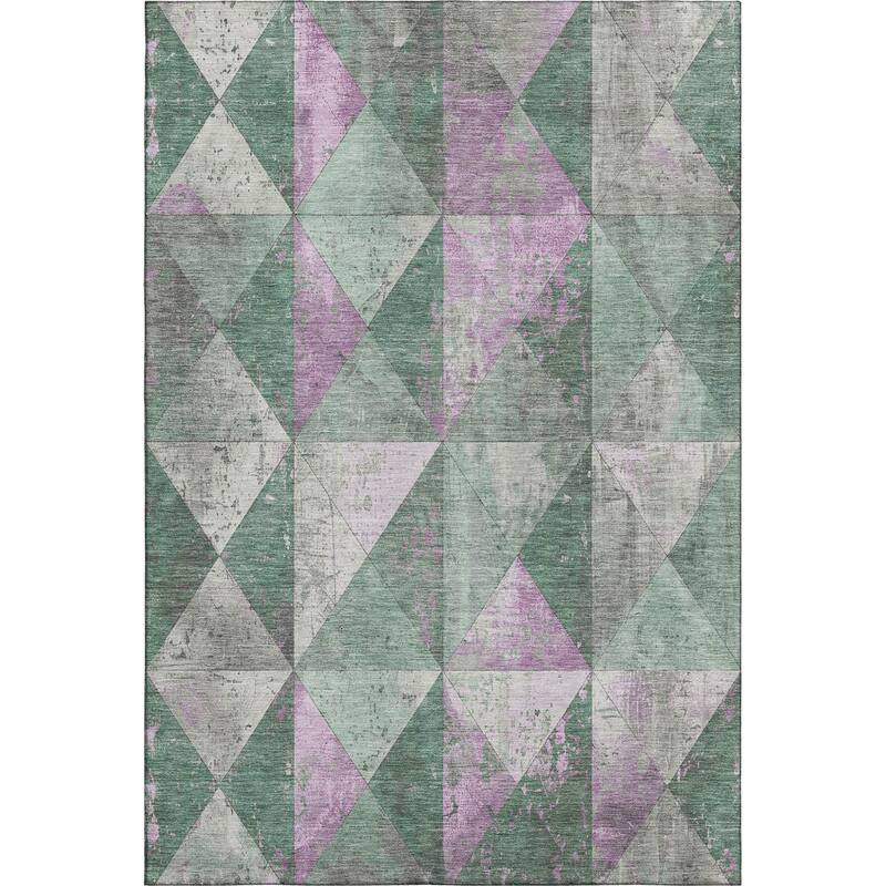 Premium Washable Super Soft Diamond Mosaic Mayfield Rug
