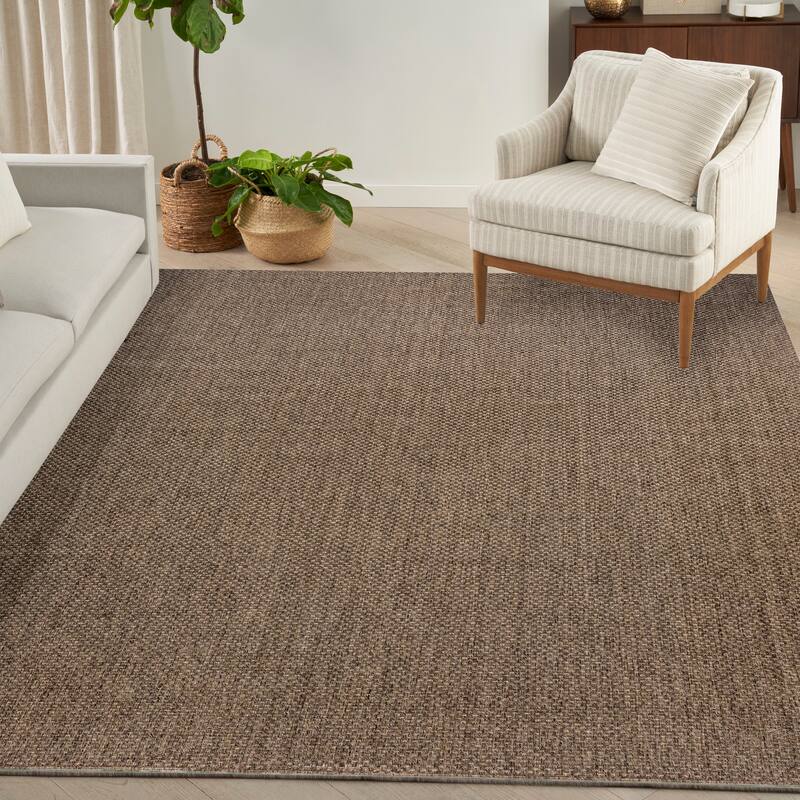 Nourison Tulum Indoor/Outdoor Solid Area Rug
