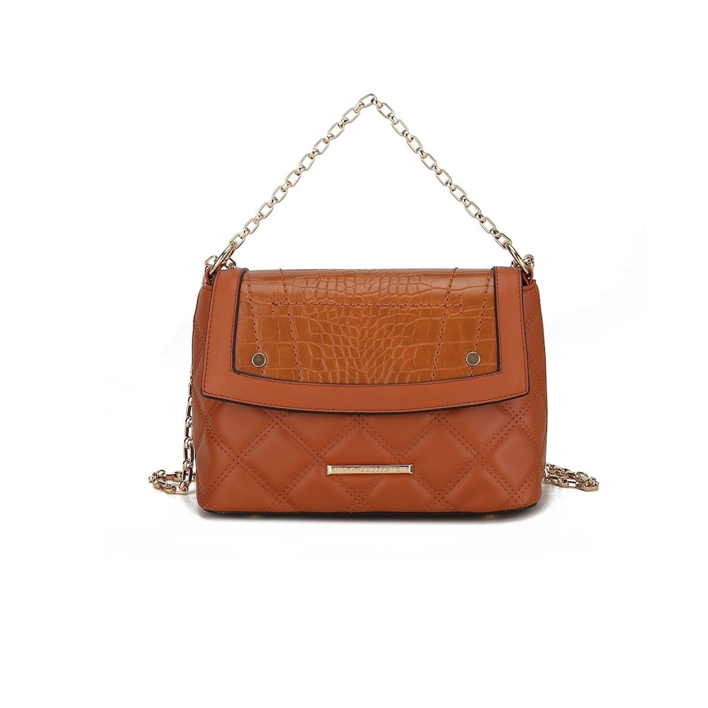 Mkfcollection Danna Shoulder Bag Vegan Leather Designer Handbag
