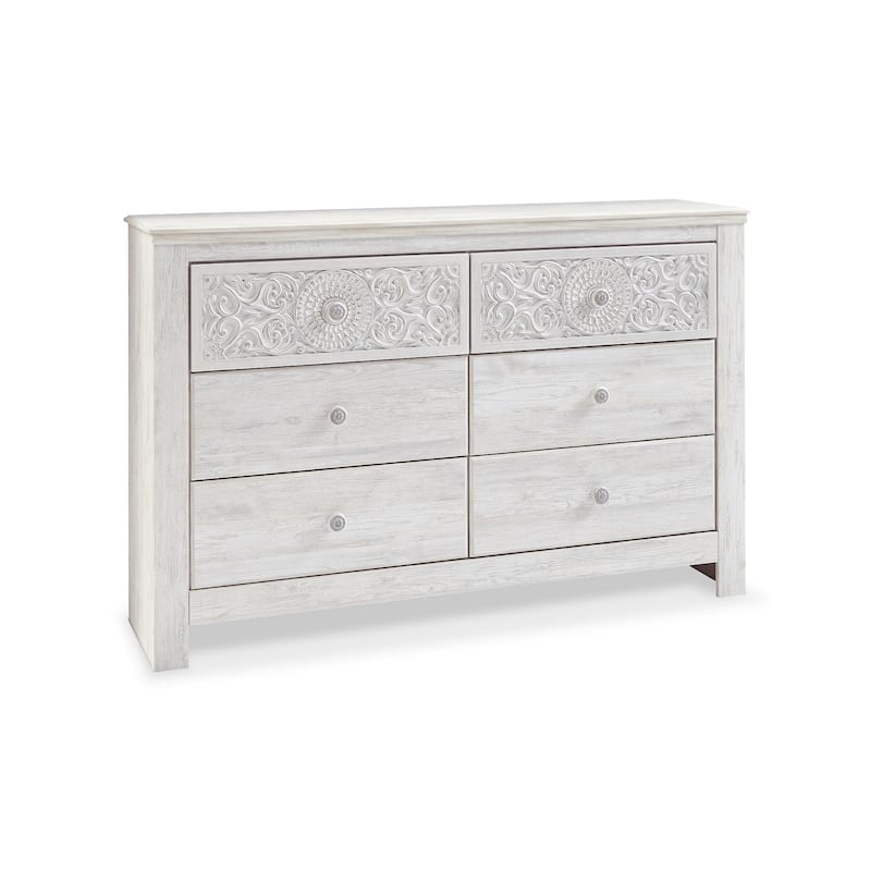 Paxberry Whitewash Dresser