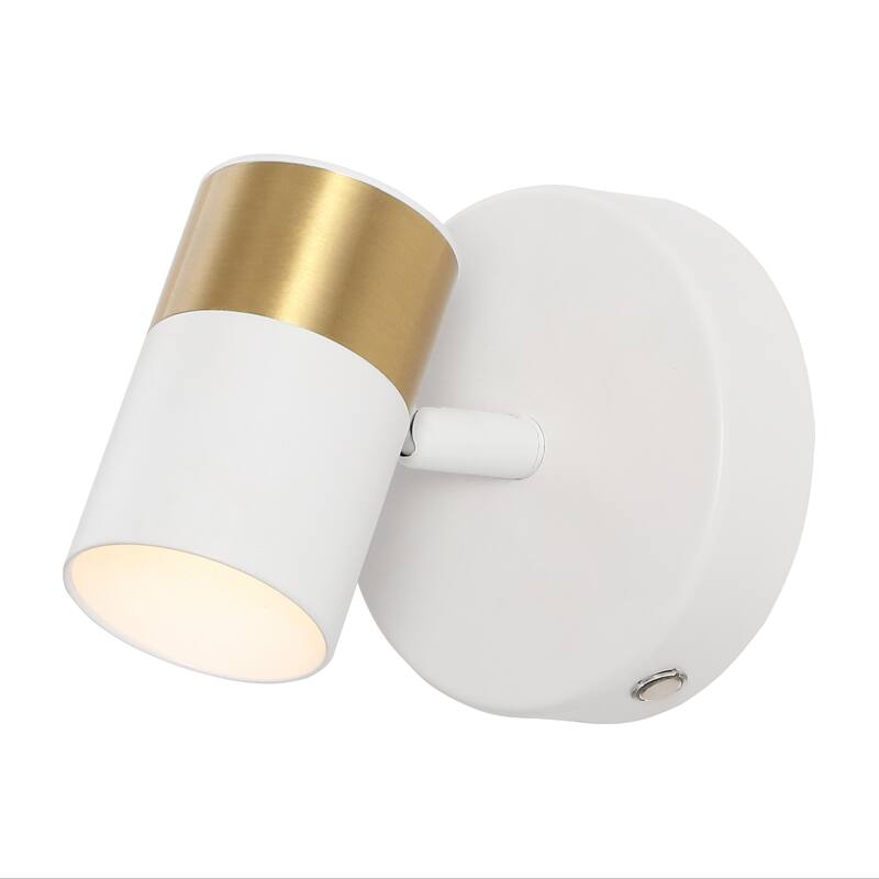 6" 1-Light LED Rechargeable Spotlight, by JONATHAN Y - N/A