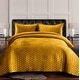 Capri Medallion Velvet Oversized Solid Quilt Set - Bed Bath & Beyond ...