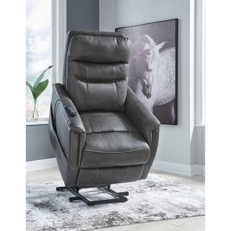 Signature Design by Ashley Strawbill Power Lift Recliner