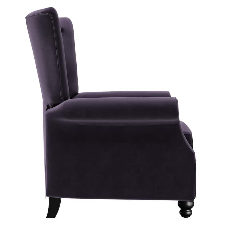 Copper Grove Plush Push-back Recliner Chair