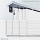 preview thumbnail 56 of 77, GoDear Design 99.99% Blackout & Sheer Natural Woven Adjustable Sliding Panel Track Blinds, Vertical Blinds, 45.8"- 86" W x 96" L